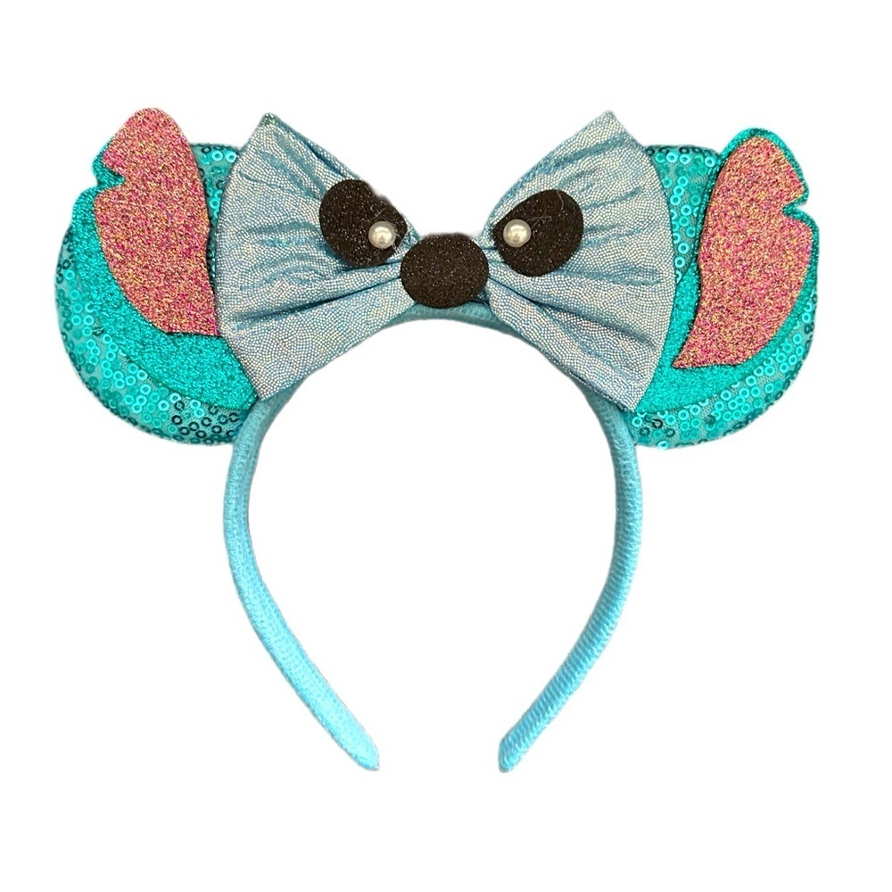 Women’s Disney Inspired Handmade STITCH Minnie Ears Headband - NWOT
